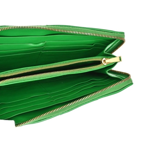 BOTTEGA VENETA CASSETTE ZIP AROUND WALLET PARAKEET - Picture 10 of 14